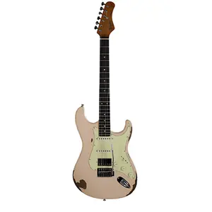 GUITARRA TAGIMA 2S 1 H ESCALA ESCURA ESCUDO MG TGA-580 SHPK