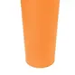 TIMBAL TIMBRA 14X90CM LARANJA C/ARO CROMADO PELE LEITOSA 16AF