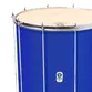SURDO TIMBRA 18X55CM AZUL ESCURO C/ARO CROMADO PELE ANIMAL 10AF