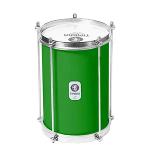 BACURINHA TIMBRA 08X30CM VERDE C/ARO CROMADO PELE LEITOSA 5AF