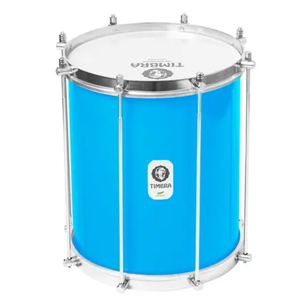 REPINIQUE TIMBRA 10X30CM AZUL CLARO C/ARO CROMADO PELE LEITOSA 8AF