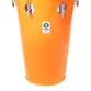 TANTAN TIMBRA CONICO 12X50CM LARANJA C/ARO CROMADO PELE ANIMAL 6AF