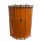 SURDO TIMBRA 20X60CM LARANJA C/ARO CROMADO PELE ANIMAL 10AF