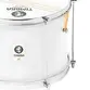 CAIXA TIMBRA MALACACHETA 12X20CM BRANCO C/ARO CROMADO PELE LEITOSA 6AF