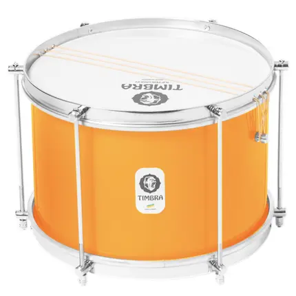 CAIXA TIMBRA MALACACHETA 12X20CM LARANJA C/ARO CROMADO PELE LEITOSA 6AF