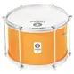 CAIXA TIMBRA MALACACHETA 12X20CM LARANJA C/ARO CROMADO PELE LEITOSA 6AF