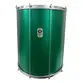 SURDO TIMBRA 18X55CM VERDE C/ARO CROMADO PELE ANIMAL 10AF