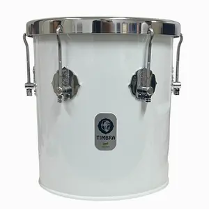 REPIQUE TIMBRA MAO 10X30CM BRANCO C/ARO CROMADO PELE LEITOSA 6AF