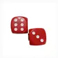 PAR DE DADOS LIVERPOOL P/ BATERIA VERMELHO