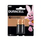 PILHA ALCALINA DURACELL AA8 BLISTER C/ 2 UNIDADES - UNIDADE
