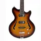 CONTRABAIXO TAGIMA SEMI ACUSTICO C/CASE 2H ESCALA ESCURA EKOSONIC BASS SB