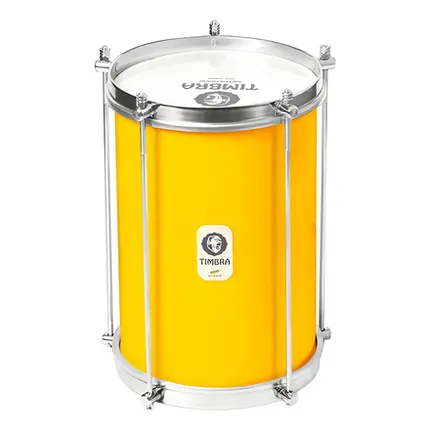 BACURINHA TIMBRA 08X30CM AMARELO C/ARO CROMADO PELE LEITOSA 5AF