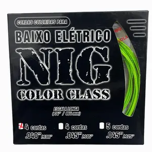 ENCORDOAMENTO NIG P/CONTRABAIXO COLOR CLASS 040-4 CORDAS VERDE