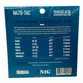 ENCORDOAMENTO NIG VIOLAO NYLON CRISTAL/METAL PRATEADO ALTA TENSAO C/ BOLINHA N470-TAC