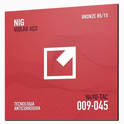 ENCORDOAMENTO NIG VIOLAO ACO/BRONZE-.009/.045-6 CORDAS N490-TAC