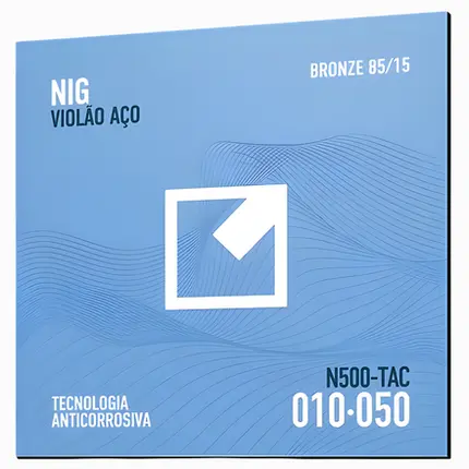 ENCORDOAMENTO NIG VIOLAO ACO/BRONZE-.010/.050-6 CORDAS N500-TAC