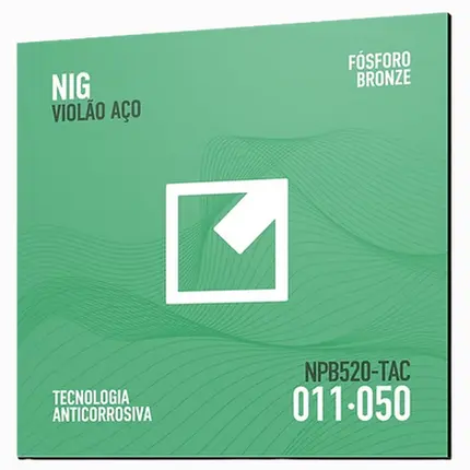 ENCORDOAMENTO NIG VIOLAO ACO FOSFORO BRONZE 011 NPB520-TAC