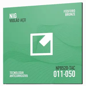 ENCORDOAMENTO NIG VIOLAO ACO FOSFORO BRONZE 011 NPB520-TAC