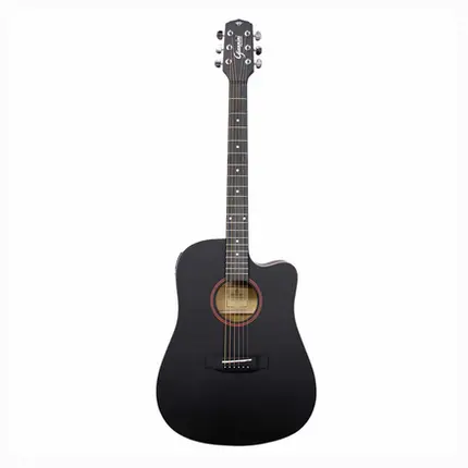 VIOLAO GIANNINI GDC-1 CEQ CTBK EL/AC DREADNOUGHT SATIN BLACK
