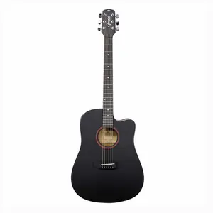 VIOLAO GIANNINI GDC-1 CEQ CTBK EL/AC DREADNOUGHT SATIN BLACK