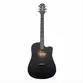 VIOLAO GIANNINI GDC-1 CEQ CTBK EL/AC DREADNOUGHT SATIN BLACK