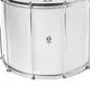 SURDO TIMBRA 20X40CM BRANCO C/ARO CROMADO PELE LEITOSO E NAPA INV 10AF