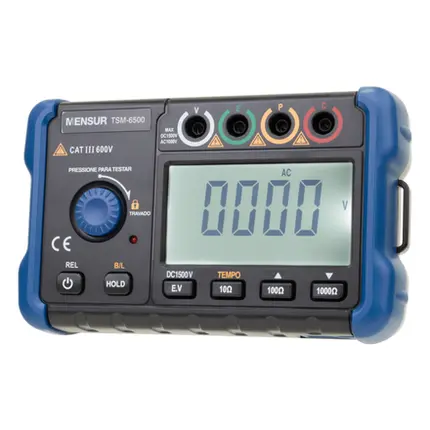 TERROMETRO MENSUR TMS-6500 DIGITAL CAT. III 600V ( MEN- 02 )