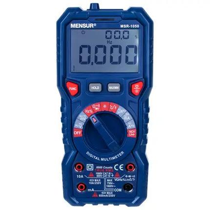 MULTIMETRO DIGITAL MENSUR MSR-1050 AUTO RANGER ( MEN- 05 )