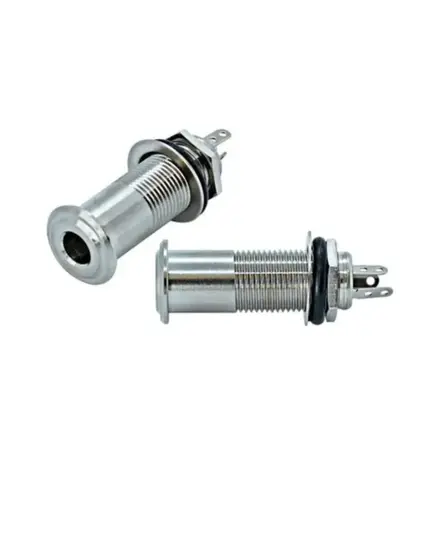 JACK DE METAL CUSTOM SOUND CILINDRICO C/ ROLDANA CROMADO CEJ 3C