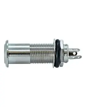 JACK DE METAL CUSTOM SOUND CILINDRICO C/ ROLDANA CROMADO CEJ 3C