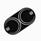 PROTETOR DE PELE DE BUMBO KICK PATCH WILLIAMS DOT DUPLO PRETO WDPD-BK
