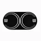 PROTETOR DE PELE DE BUMBO KICK PATCH WILLIAMS DOT DUPLO PRETO WDPD-BK