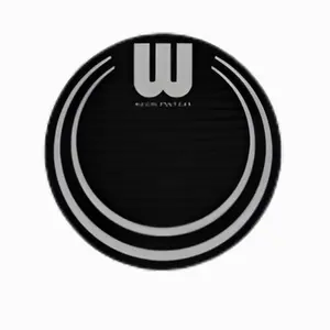 PROTETOR DE PELE DE BUMBO KICK PATCH WILLIAMS DOT SIMPLES PRETO WSPD-BK