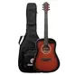 VIOLAO GIANNINI GDH CEQ SBS ACO DREADNOUGHT HALF CT EL/AC SUNBURST C/ BAG