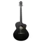 VIOLAO GIANNINI GJM CEQ SBK ACO JUMBO MAPLE EL/AC CUTAWAY SATIN BLACK C/ BAG