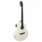 VIOLAO GIANNINI GJM CEQ SWH ACO JUMBO MAPLE EL/AC CUTAWAY SATIN WHITE C/ BAG