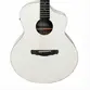 VIOLAO GIANNINI GJM CEQ SWH ACO JUMBO MAPLE EL/AC CUTAWAY SATIN WHITE C/ BAG