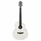 VIOLAO GIANNINI GJM CEQ SWH ACO JUMBO MAPLE EL/AC CUTAWAY SATIN WHITE C/ BAG