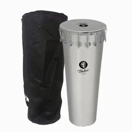 KIT TIMBAL TIMBRA 14X90 ALUMINIO POLIDO + CAPA SIMPLES