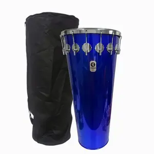 KIT TIMBAL TIMBAL TIMBRA 14X80CM AZUL ESCURO+ CAPA SIMPLES