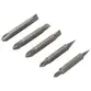 JOGO DE BITS PONTEIRA VONDER CRV C/ 5 PECAS PONTAS DUPLAS VD