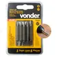 JOGO DE BITS PONTEIRA VONDER CRV C/ 5 PECAS PONTAS DUPLAS VD