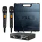 KIT MICROFONE DYLAN D-8000S / CARREGADOR DE PILHA TOSHIBA C/4 AA / CABO ROXTONE C/ CONEXAO XLRM XLRF