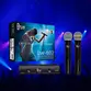 KIT MICROFONE SEM FIO DYLAN DW602 / CARREGADOR DE BATERIA MOX / PILHAS