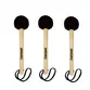 KIT 3 BAQUETAS MACANETA LIVERPOOL CABO MADEIRA MC 48 300MM PRETO