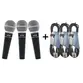 KIT 3 MICROFONES WALDMAN P-5800/ CABOS XLR 5M