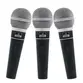 KIT 3 MICROFONES WALDMAN P-5800/ CABOS XLR 5M