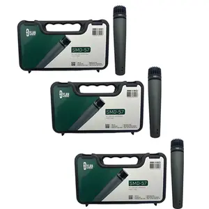 KIT MICROFONE DINAMICO DYLAN SMD-57 SEM CHAVE - 3 UND