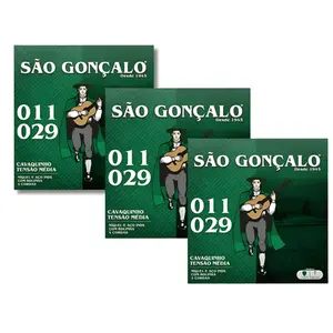 KIT ENCORDOAMENTO SAO GONCALO CAVACO NIQUEL C/BOLINHA - 3 JOGOS