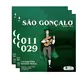 KIT ENCORDOAMENTO SAO GONCALO CAVACO NIQUEL C/BOLINHA - 3 JOGOS